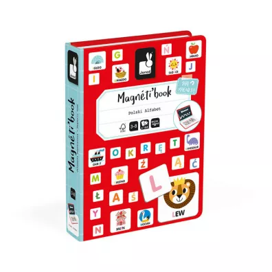 Puzzle Magnetyczna uk�adanka Polski Alfabet Magnetibook Janod