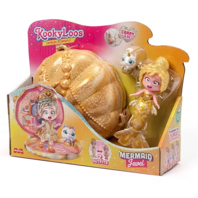 Kookyloos. Kooky Mermaids. Syrena Jewel lalka, figurka
