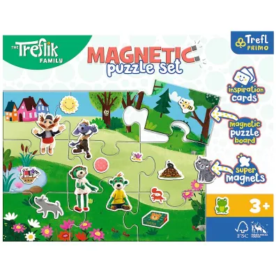 Puzzle magnetyczne - Treflikowy dzie�