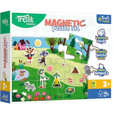 Puzzle magnetyczne - Treflikowy dzie�