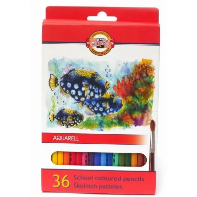 Koh-I-Noor Kredki akwarelowe 36 szt.