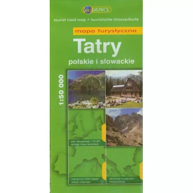 Tatry polskie i s�owackie mapa tur.1:50000