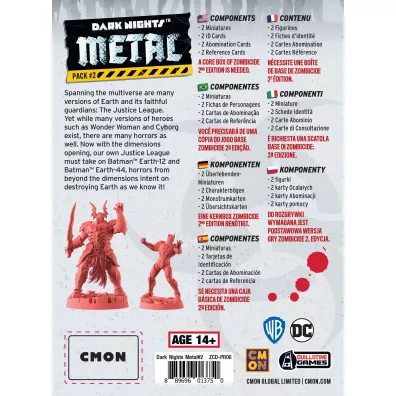 Zombicide: 2 edition. Dark Nights Metal Pack 2 Portal Games