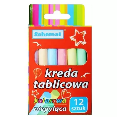 Schemat Kreda tablicowa 12 szt.