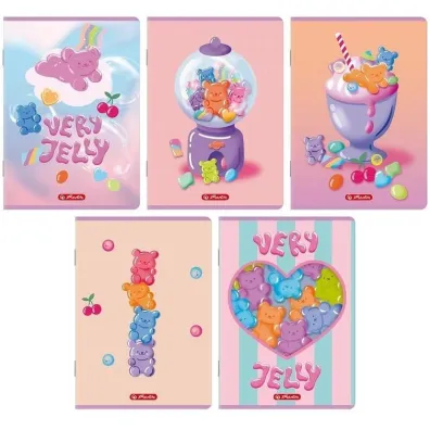 Herlitz Zeszyt A5/16K kratka Jelly