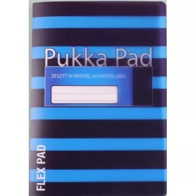 Pukka Pad Zeszyt A5 PCV Navy kratka 60 kartek