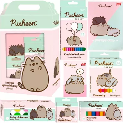 St. Majewski Wyprawka szkolna Zestaw upominkowy Pusheen Bambino