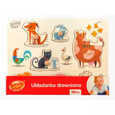 Puzzle Uk�adanka zwierz�ta domowe SPW83804 AN01 Smily Play