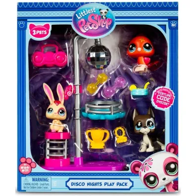 Littlest Pet Shop Disco z 3 figurkami seria 3 LPS00637