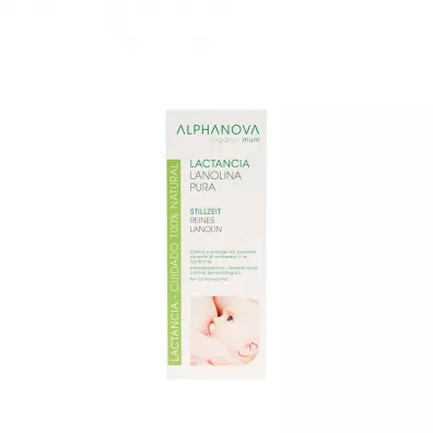 Alphanova Sante Alphanova Organic Mum, Lanolina na brodawki, 100% naturalna, 40 ml