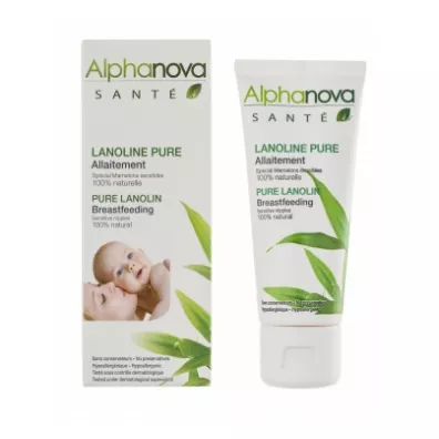 Alphanova Sante Alphanova Organic Mum, Lanolina na brodawki, 100% naturalna, 40 ml
