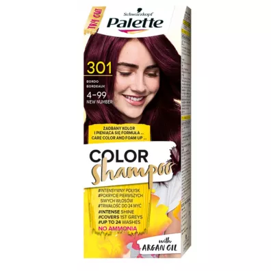 Palette Color Shampoo szampon koloryzuj�cy do w�os�w do 24 my� 301 (4-99) Bordowy