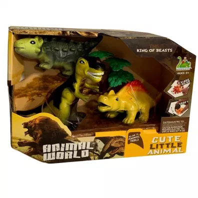 Zestaw dinozaurw 3 figurki
