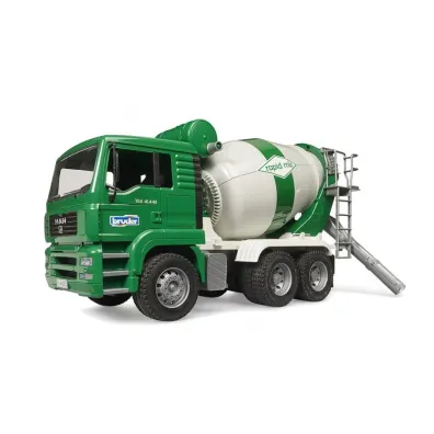 MAN TGA Betoniarka bia�o - zielona BRUDER BR-02739