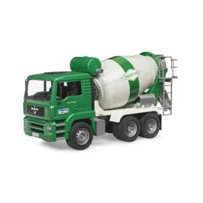 MAN TGA Betoniarka bia�o - zielona BRUDER BR-02739