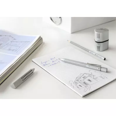 Faber-Castell Gumka Grip 2001 - szara (187100 FC)