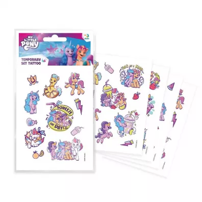 Zestaw tatua�y zmywalnych dla dzieci My Little Pony Maksik