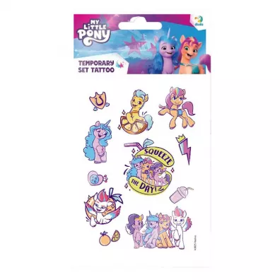 Zestaw tatua�y zmywalnych dla dzieci My Little Pony Maksik
