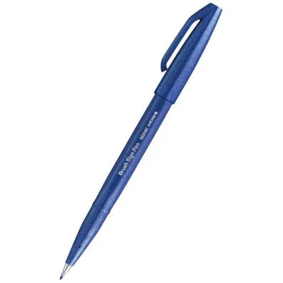 Pentel Pisak p�dzelkowy Brush Sign Pen niebieski