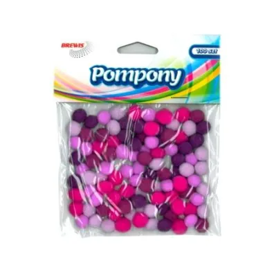 Brewis Pompony fioletowe 10mm