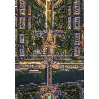 Puzzle 1500 el. Flying Over Paris Clementoni