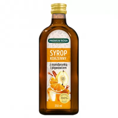Premium Rosa Syrop korzenny z mandarynk i pigwowcem 250 ml