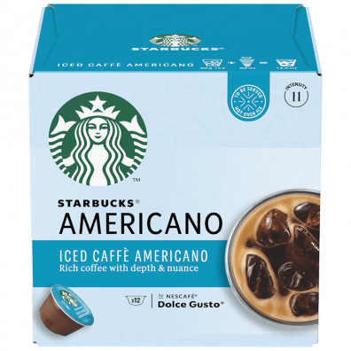 Starbucks Dolce Gusto Iced Caffe Americano Kawa w kapsukach (data 2024-03-31) 12 x 5.5 g