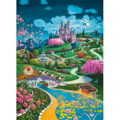 Puzzle 100 el. Cinderella`s Castle Castorland
