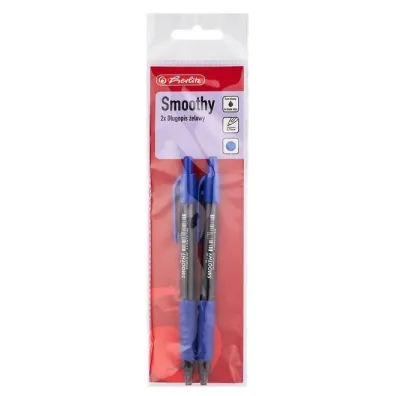 D�ugopis �elowy Smoothy nieb. 0,7mm 2 szt HERLITZ