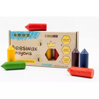 Medenka Kredki z wosku pszczelego Junior 6 kolor�w