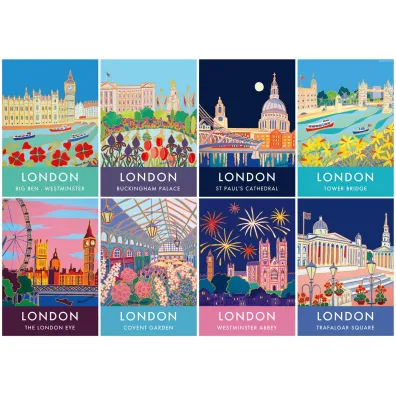 Puzzle 1000 el. Vintage Londyn Ravensburger