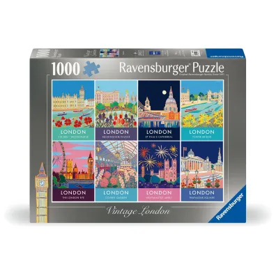 Puzzle 1000 el. Vintage Londyn Ravensburger