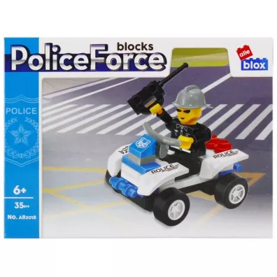 Klocki konstrukcyjne Policja ALLEBOX