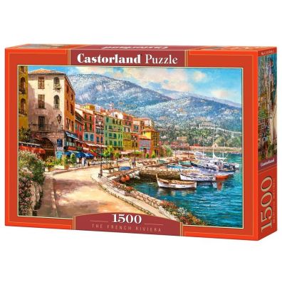 Puzzle 1500 el. The French Riviera Castorland