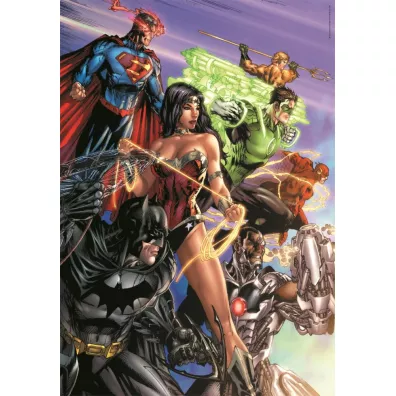 Puzzle 1000 el. Compact Dc Comics Justice League Clementoni