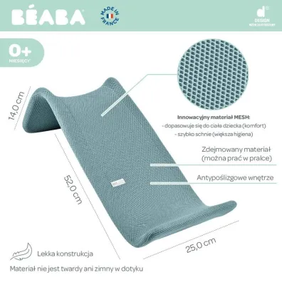 Le�aczek – wk�adka do k�pieli dla niemowl�t Baltic blue Beaba