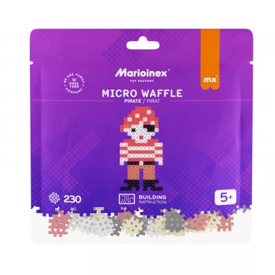 Klocki micro waffle 230 element�w Pirat