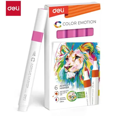 Deli Marker akrylowy deep pink