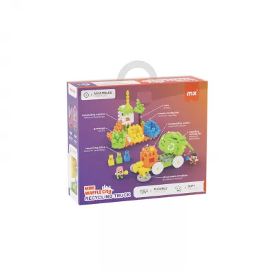 Mini Waffle City Klocki konstrukcyjne Mini Waffle 148 element�w City �mieciarka MARIOINEX 903131
