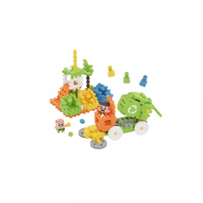 Mini Waffle City Klocki konstrukcyjne Mini Waffle 148 element�w City �mieciarka MARIOINEX 903131