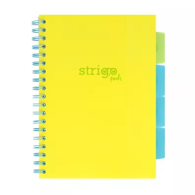 Strigo Ko�ozeszyt Pads B5 Neon ��ty linia 100 kartek