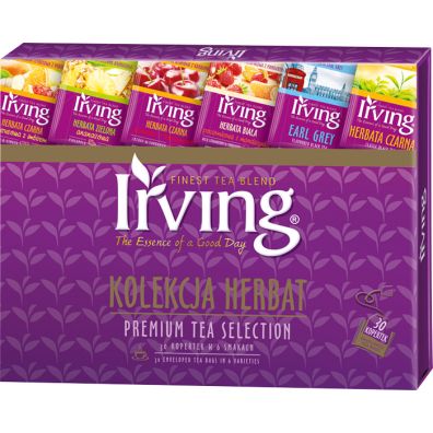 Irving Bombonierka herbaciana Premium Tea Selection 6 x 5 szt.