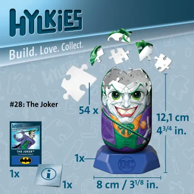 Puzzle 54 el. 3D Hylkies: DC Joker Ravensburger