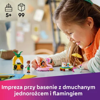 LEGO Friends Impreza na basenie z jednoro�cem i flamingiem 42658