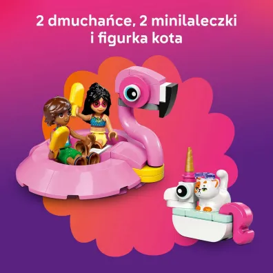 LEGO Friends Impreza na basenie z jednoro�cem i flamingiem 42658