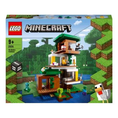 LEGO Minecraft Nowoczesny domek na drzewie 21174