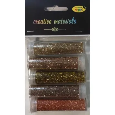 Galeria Hobby Brokat metaliczny 5x9g 5 szt.