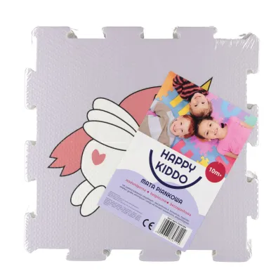 Puzzle piankowe mata 32x32 9el Jednorozec SMILY PLAY SN611