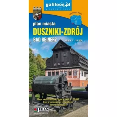 Plan miasta - Duszniki-Zdr�j 1: 10 000