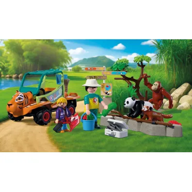Playmobil Animals & Friends Opiekun zwierz�t z�pojazdem 72072